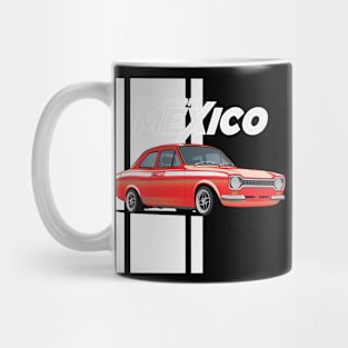 Mk1 Escort Mexico (Red + White) Mug